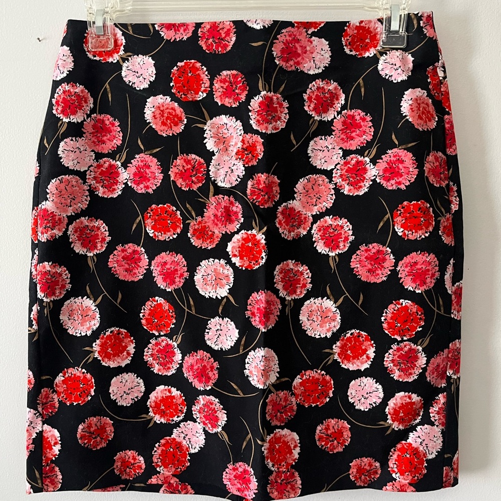 Talbots Black and Pink Pencil Skirt - Picture 2 of 5